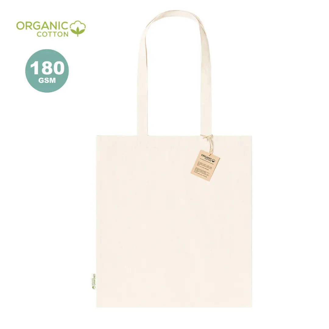 Shopper Cotone Organico Naturale 38 x 42 Personalizzata