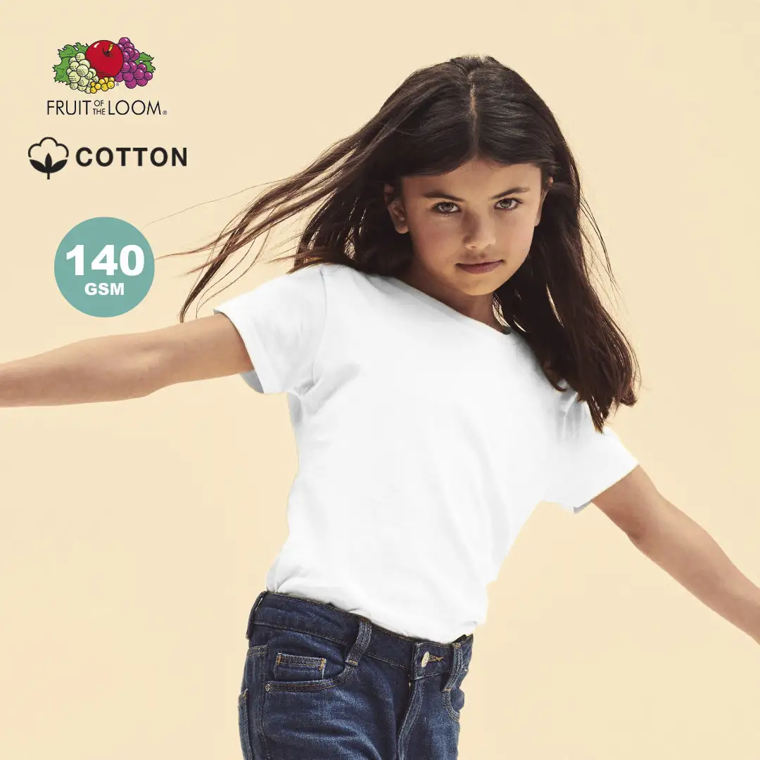 Maglietta Manica Corta Bianca Bambina Personalizzata Ideale per Eventi, Divise, Campi Scuola