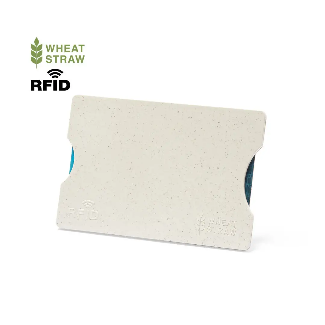 Portacarte in Fibra di Grano con Sicurezza RFID Personalizzato Ideale come Gadget Promozionale