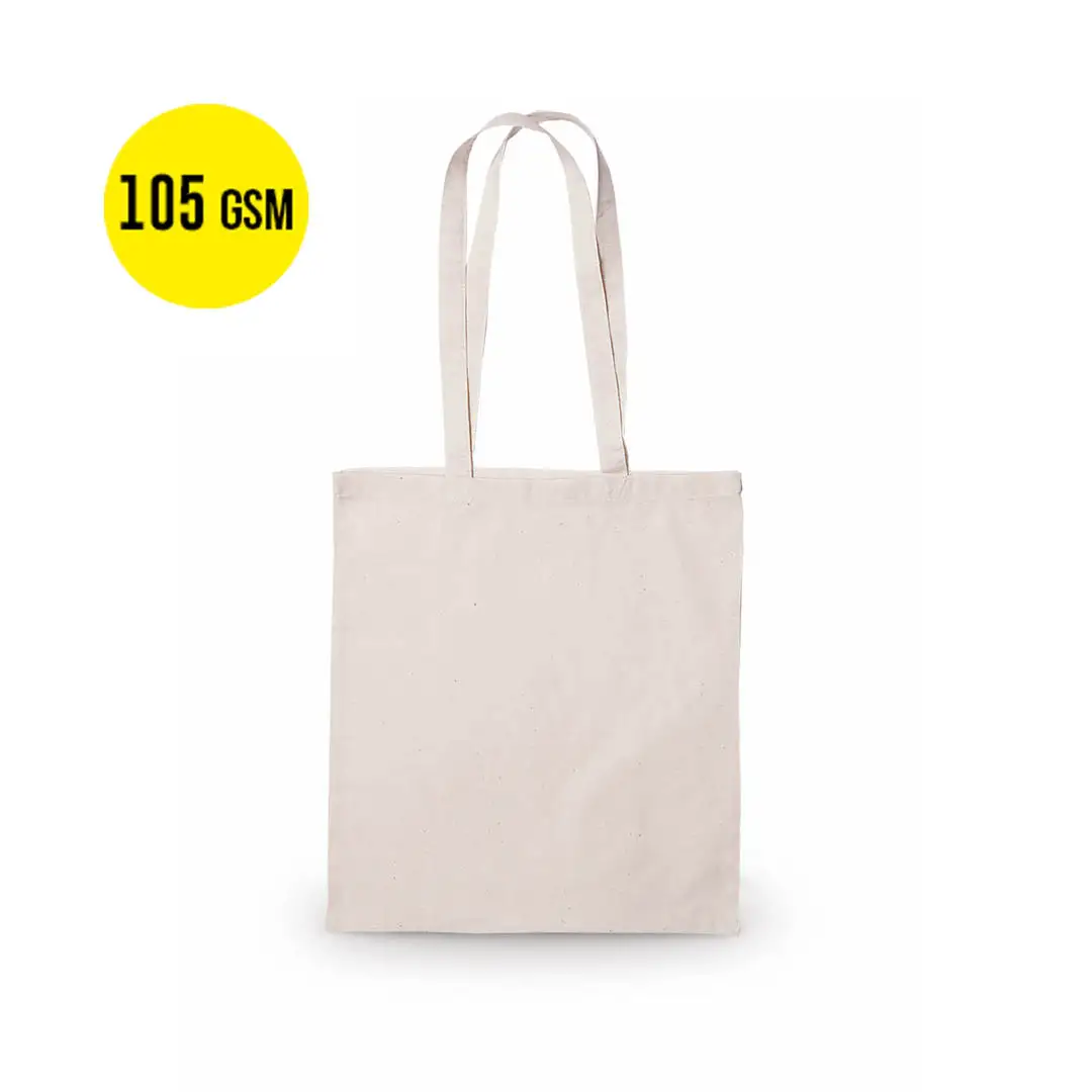 Shopper Cotone 100% Manici Lunghi 37x41 Personalizzata Ideale come Gadget Promozionale