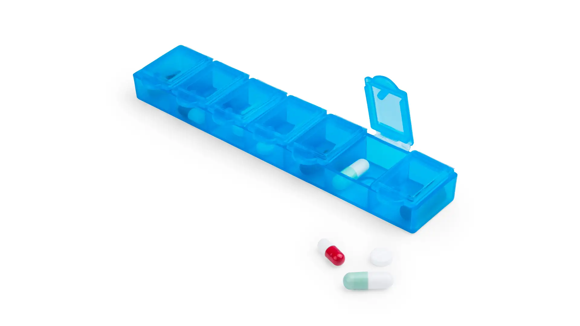 Porta Pillole Settimanale Personalizzato Ideale come Gadget Centro