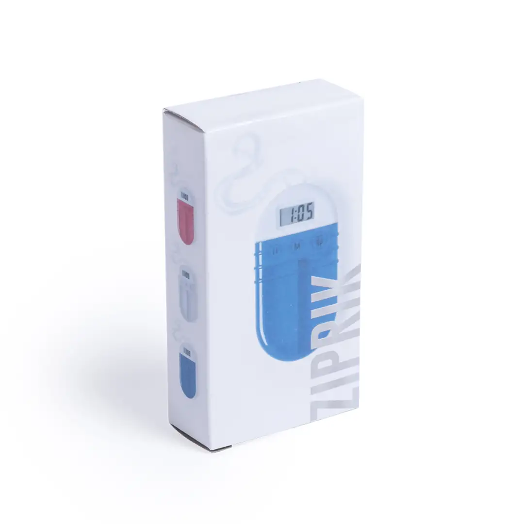 Porta Pillole con Timer Personalizzato Ideale come Gadget Medico, Farmaceutico