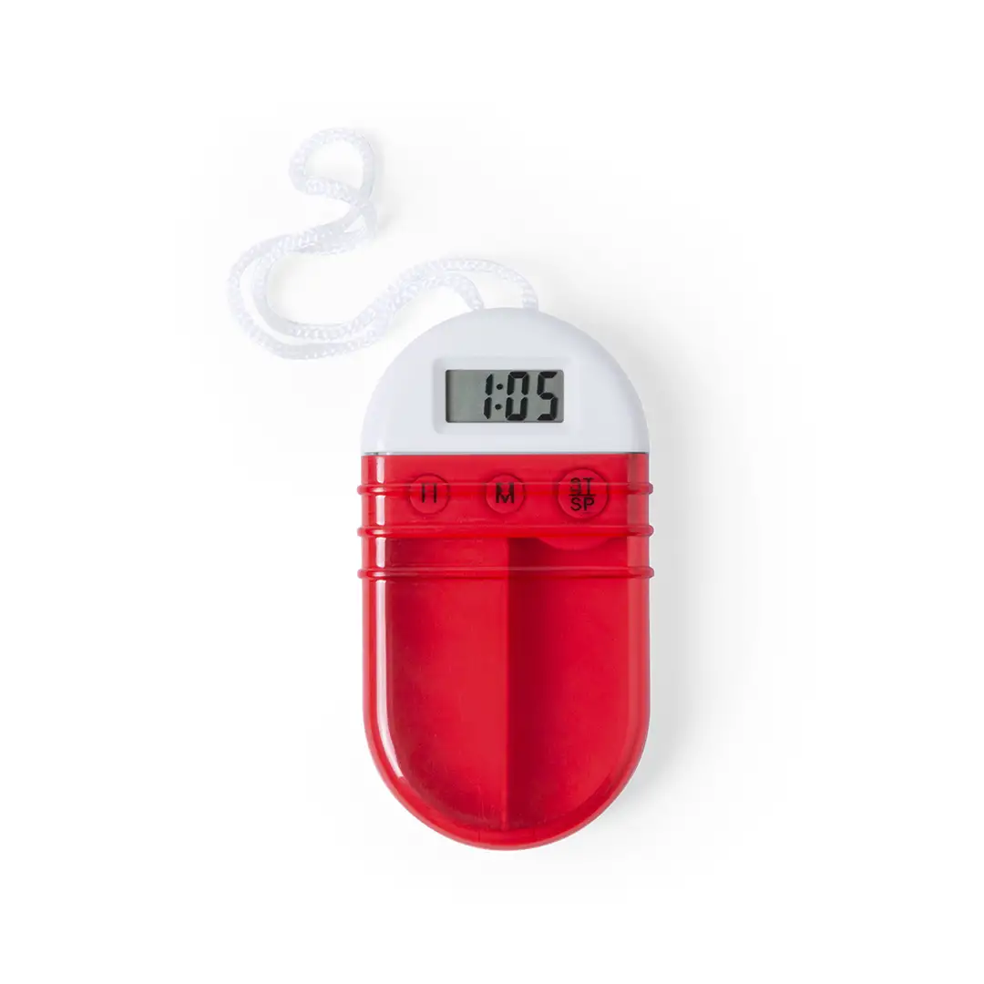 Porta Pillole con Timer Personalizzato Ideale come Gadget Medico, Farmaceutico