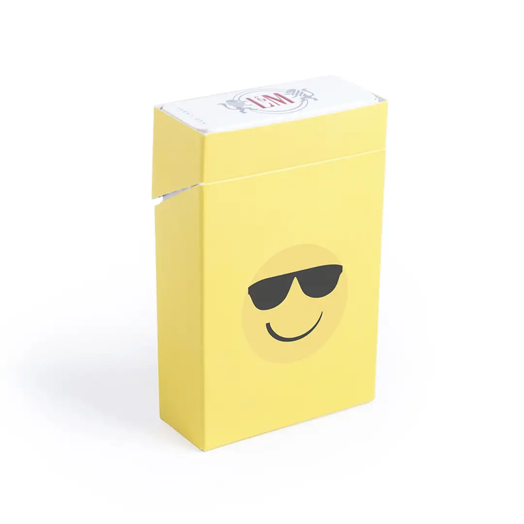 Custodia in Cartone per Sigarette Emoji Personalizzata