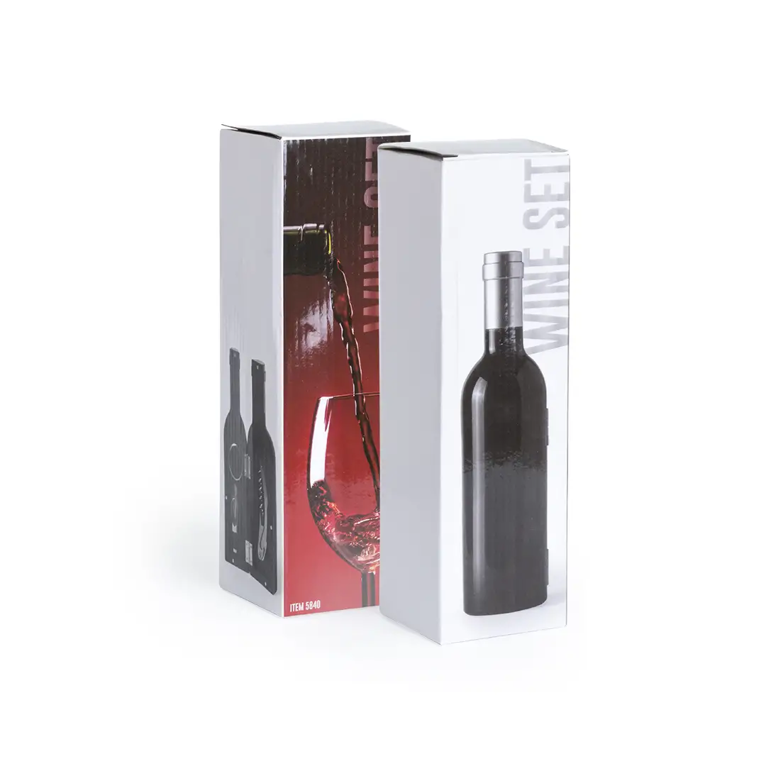 Set per il Vino in Bottiglia di ABS Personalizzato Ideale come Idea Regalo