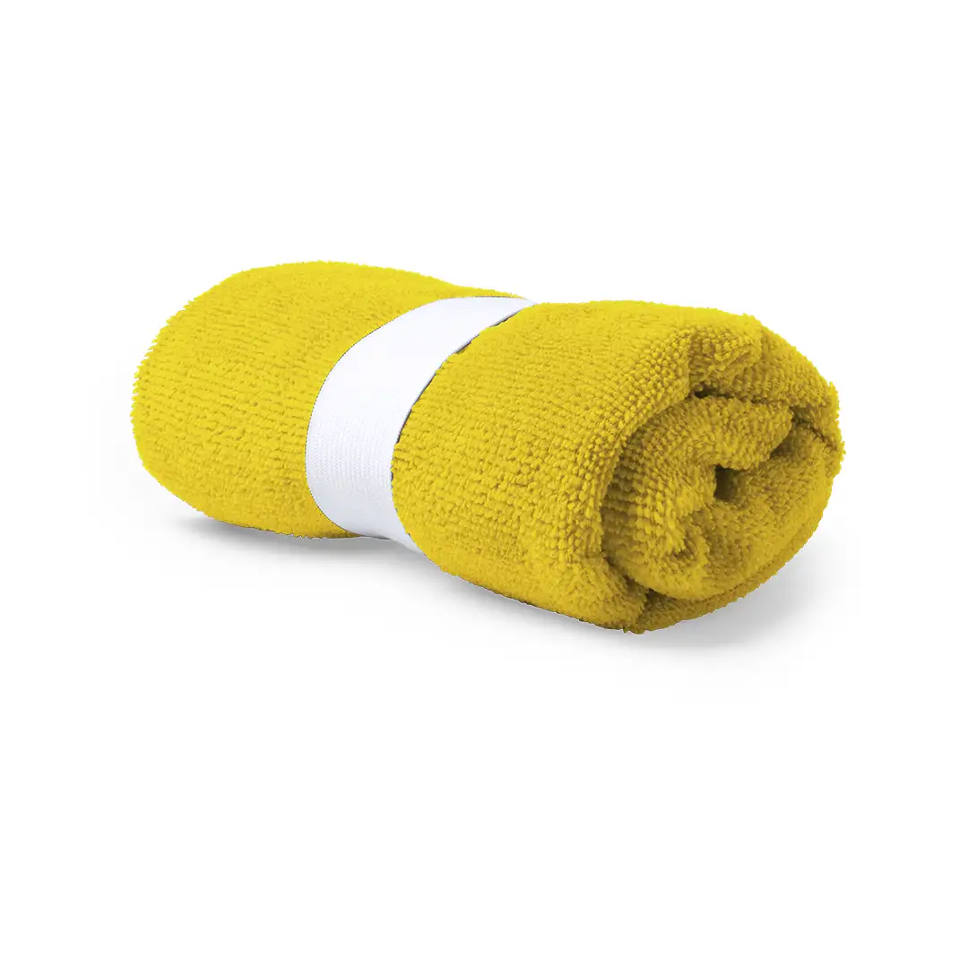 Asciugamano in Microfibra 40x90 con Elastico Personalizzato Ideale come Gadget Spiaggia, Palestre