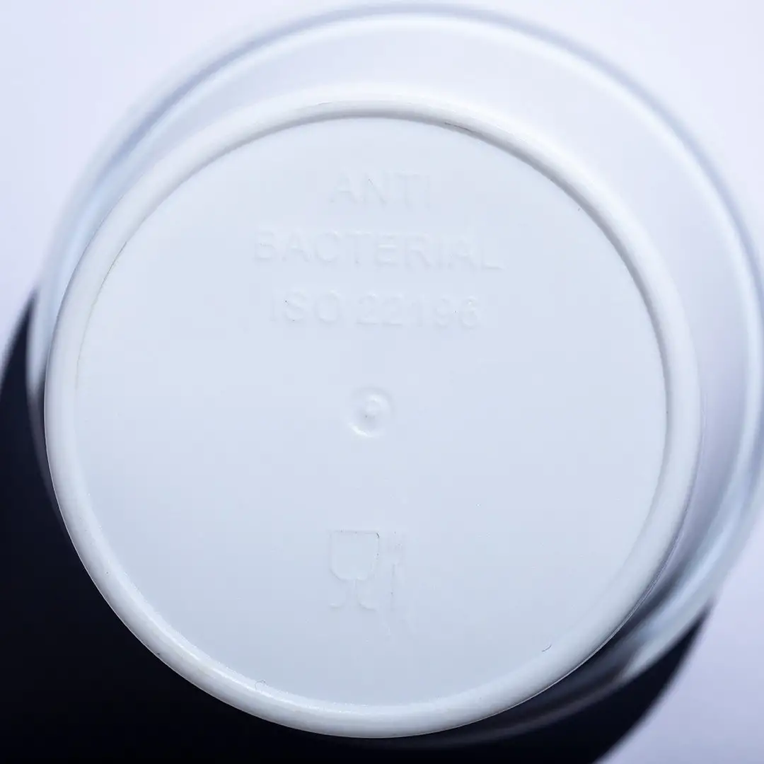 Bicchiere Antibatterico Take Away Con Tappo Dosatore Ideale Per Bar 450ml Personalizzato