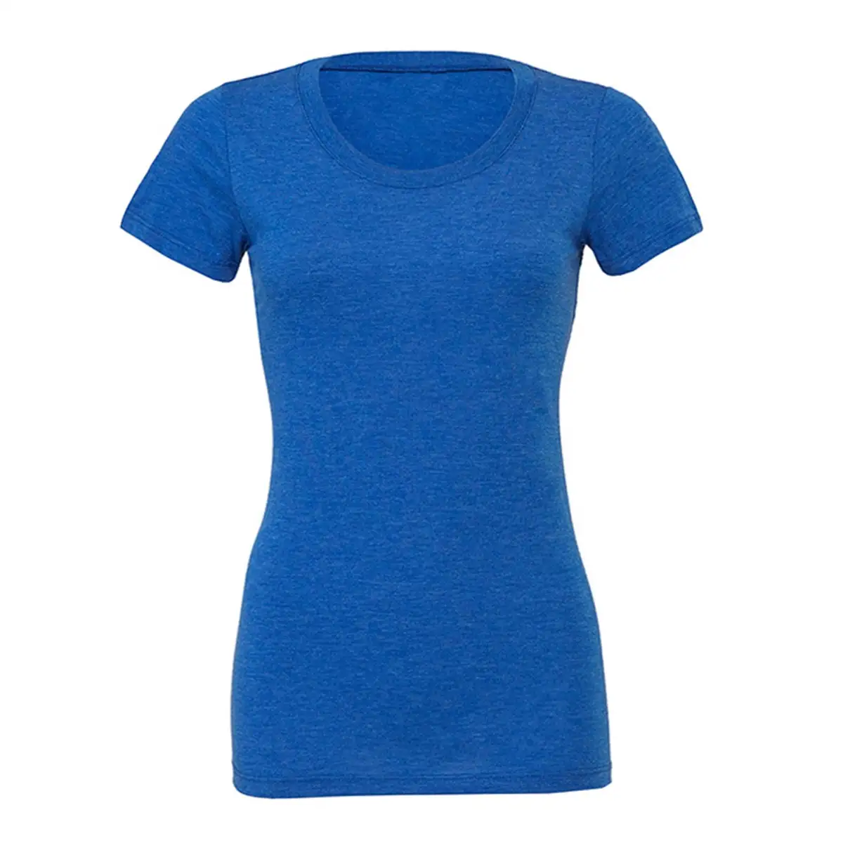 T-Shirt Manica Corta Donna Triblend Girocollo Profondo Personalizzata - Bella+Canvas