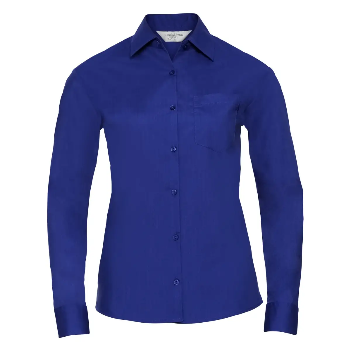 Camicia Ladies' Long Sleeve PolyCotton Poplin Shirt