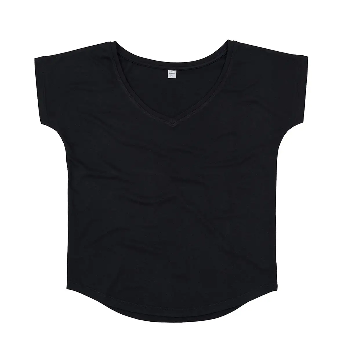 T-Shirt Manica Corta Cotone Donna Scollo V Personalizzata - Mantis