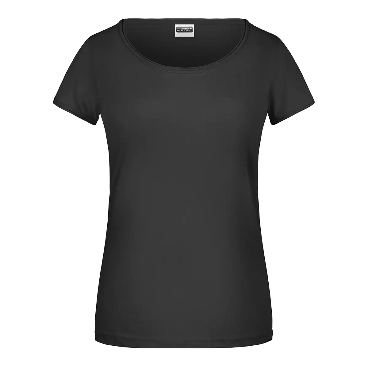 T-Shirt Donna Profondo Girocollo Cotone personalizzata - James&Nicholson