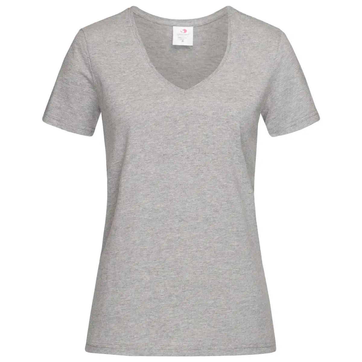 T-Shirt Manica Corta Scollo V Cotone Personalizzata - Stedman