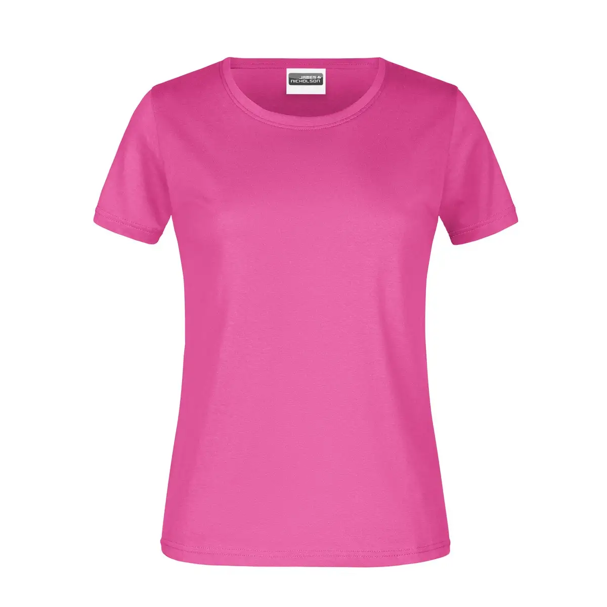 T-Shirt Donna Manica Corta Cotone Personalizzata - James & Nicholson
