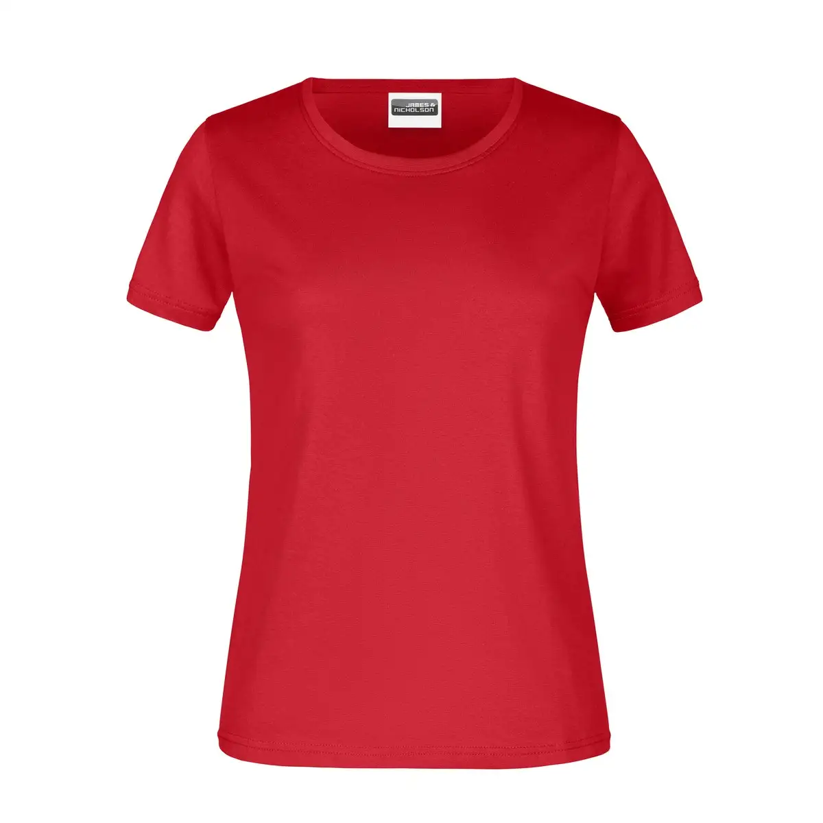 T-Shirt Donna Manica Corta Cotone Personalizzata - James & Nicholson