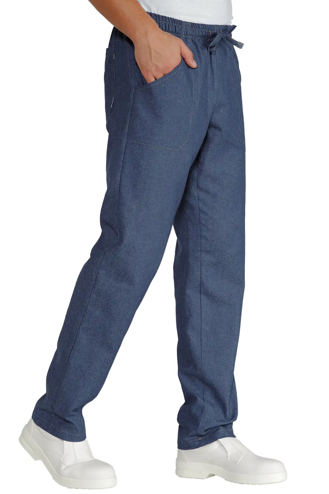 Pantalone per Ristorazione, Estetica, Sanitario Personalizzato in Jeans - Isacco