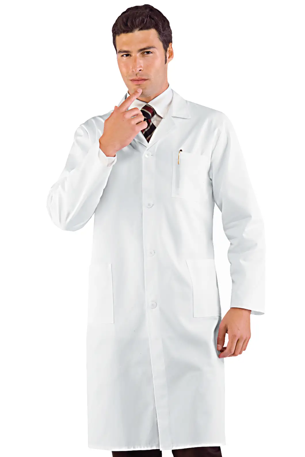 Camice da Medico Bianco in Cotone Personalizzato - Isacco