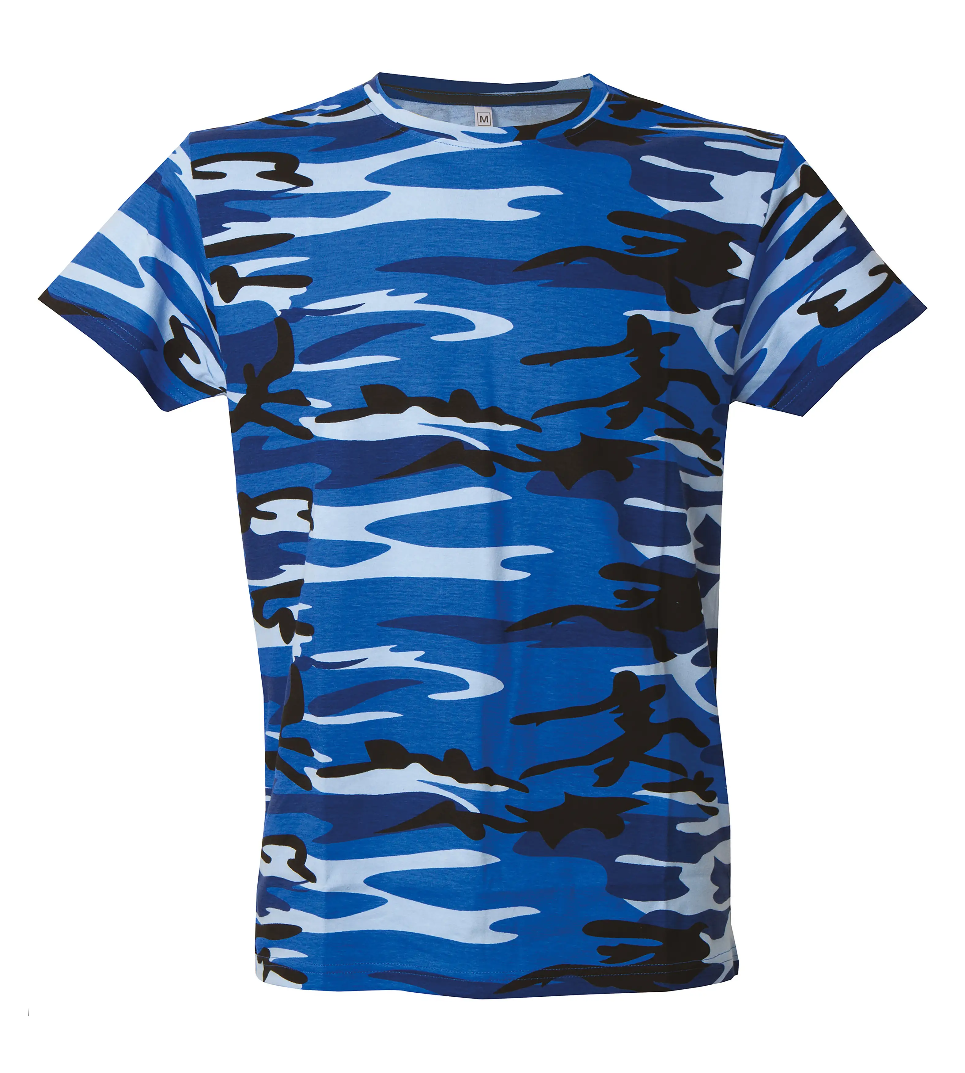 T-shirt ibiza man - camouflage blue - s