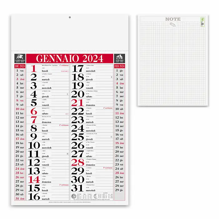 Calendario Olandese Classico 29x47