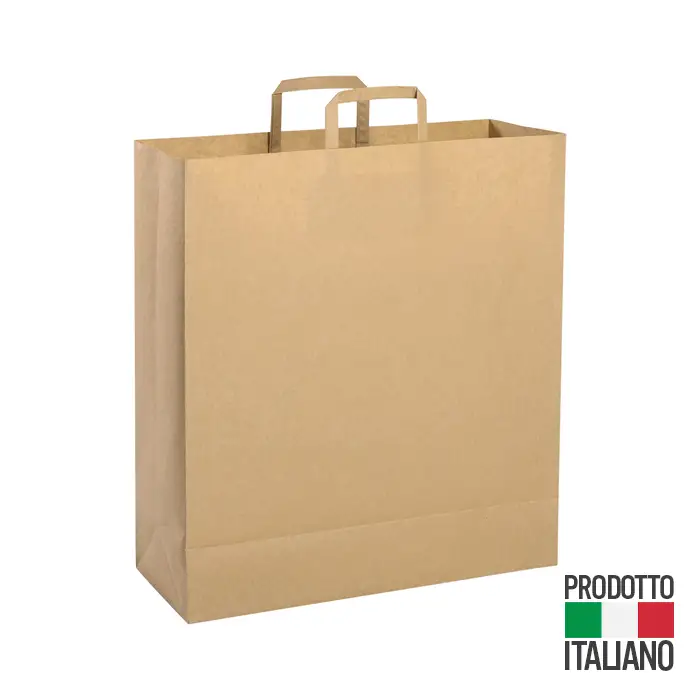 Shopping Bag Carta Riciclata Avana 45x48x15 Personalizzata