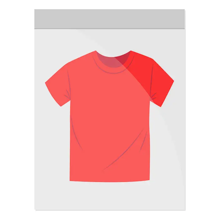 T-shirt unisex BUSTA TRASP PER T-SHIRTS